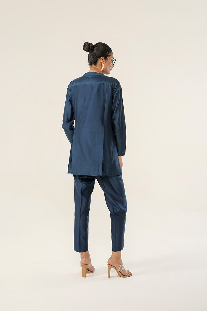 Pleated Coat Ensemble