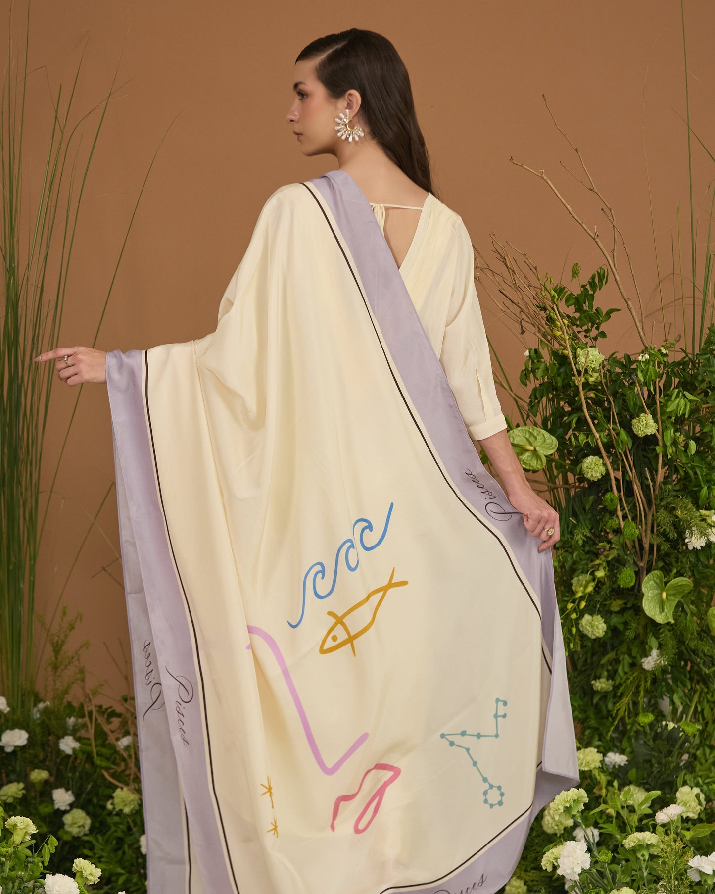 Pisces Silk Dupatta