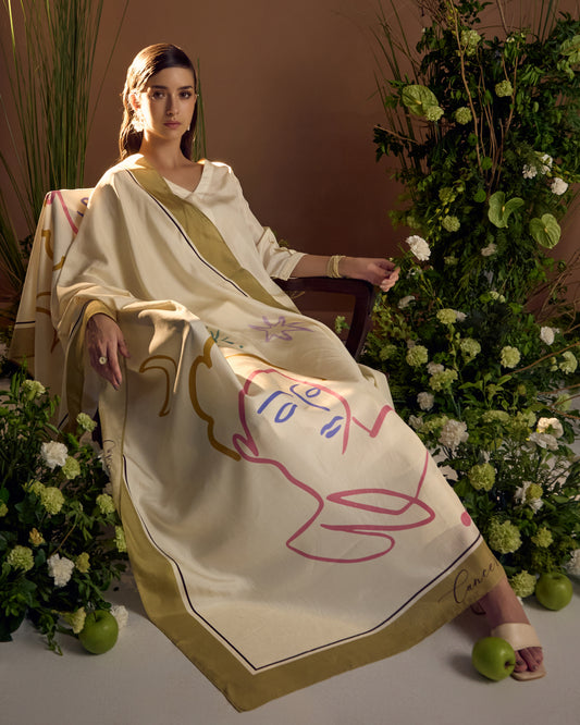 Cancer Silk Dupatta