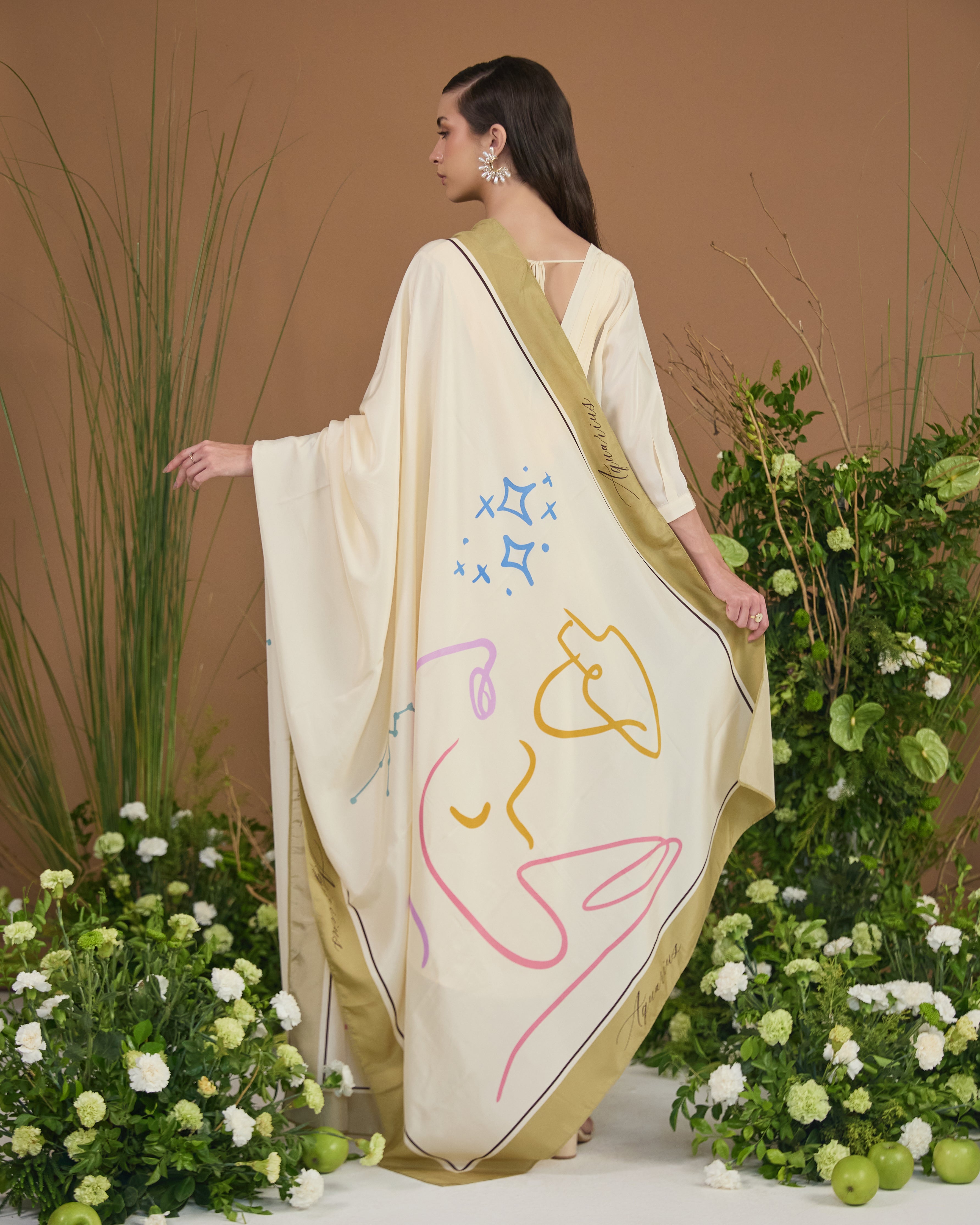 personalized zodiac silk accessory