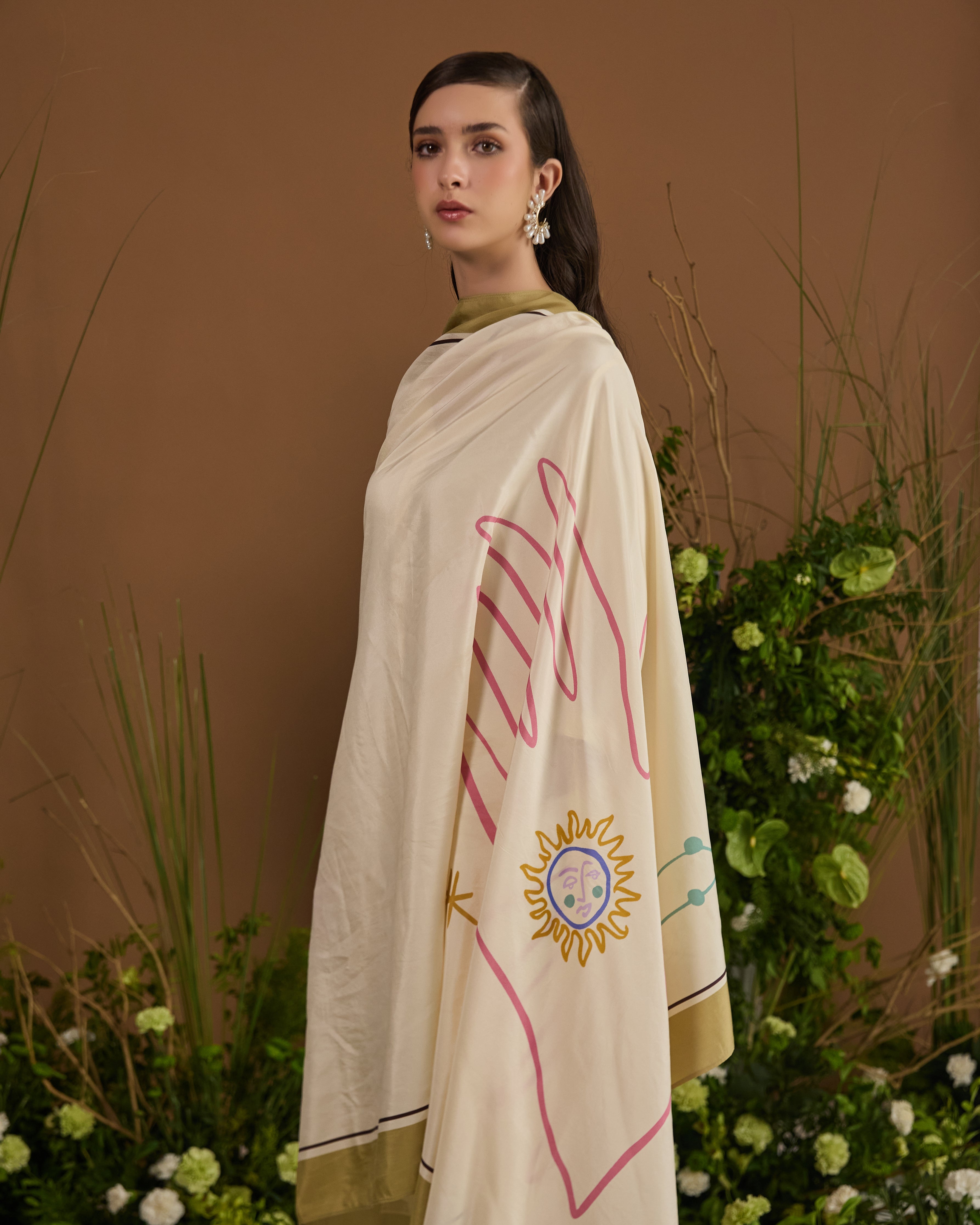 luxury zodiac silk accessory