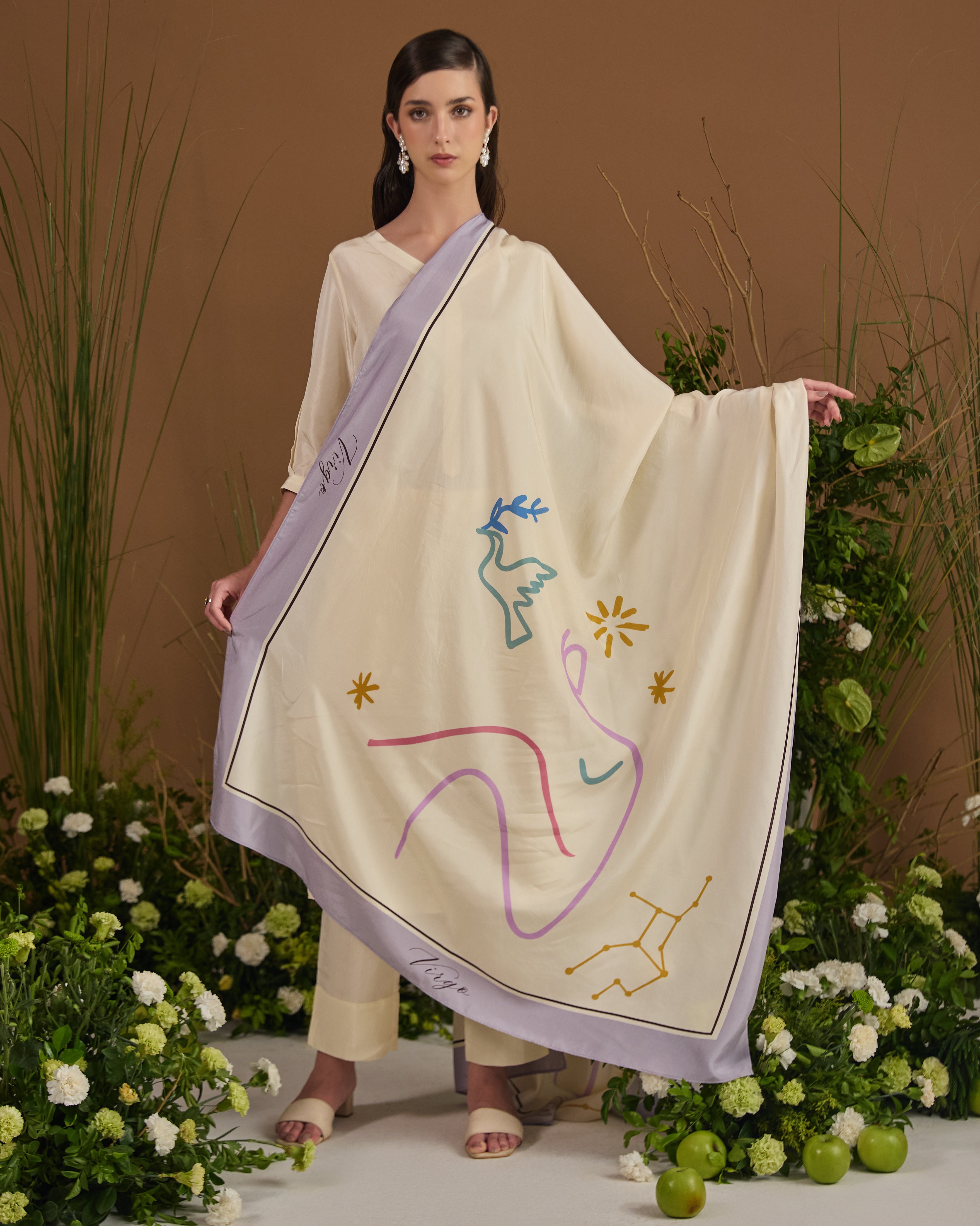 luxury habitai silk astrology layer