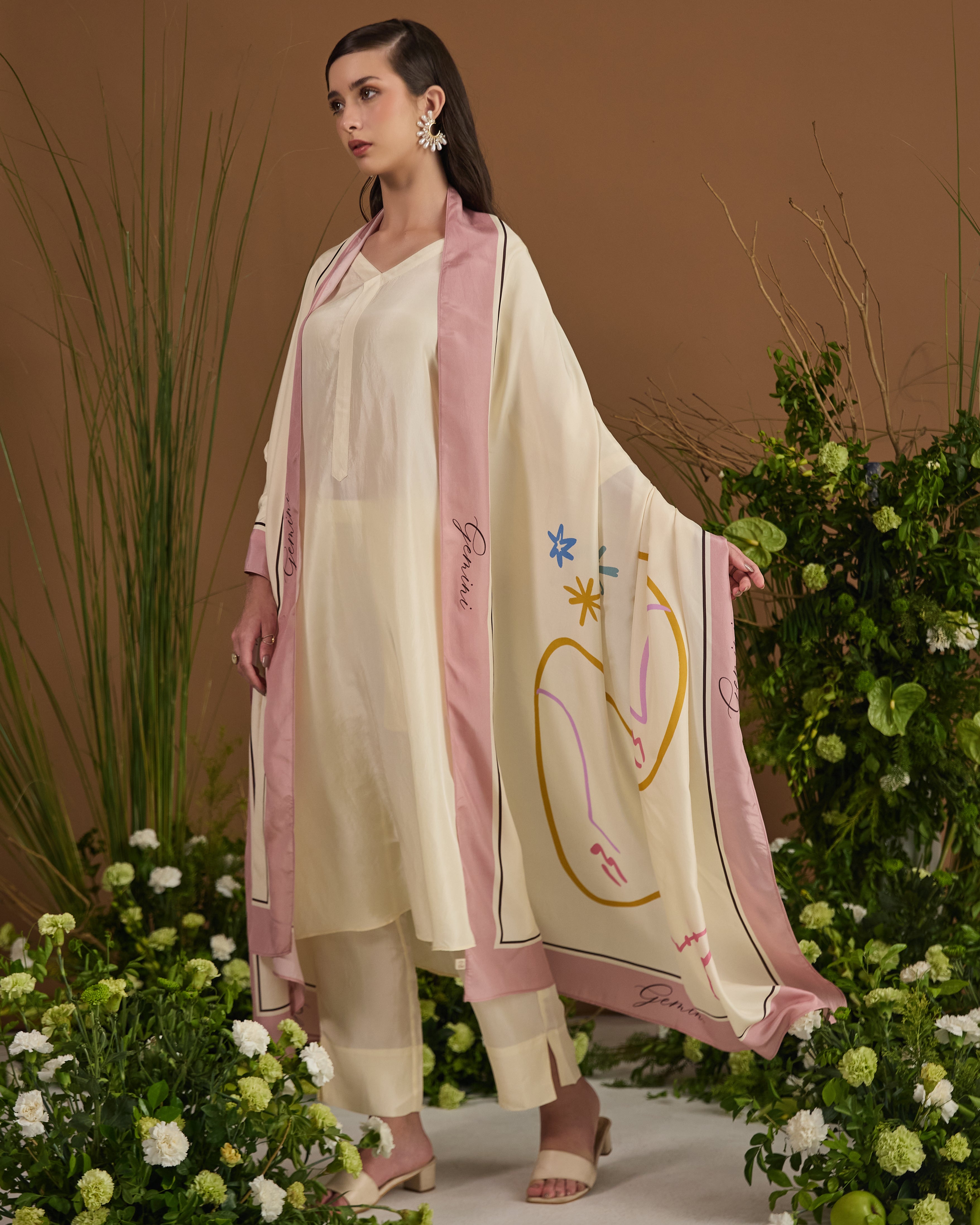 Gemini silk dupatta