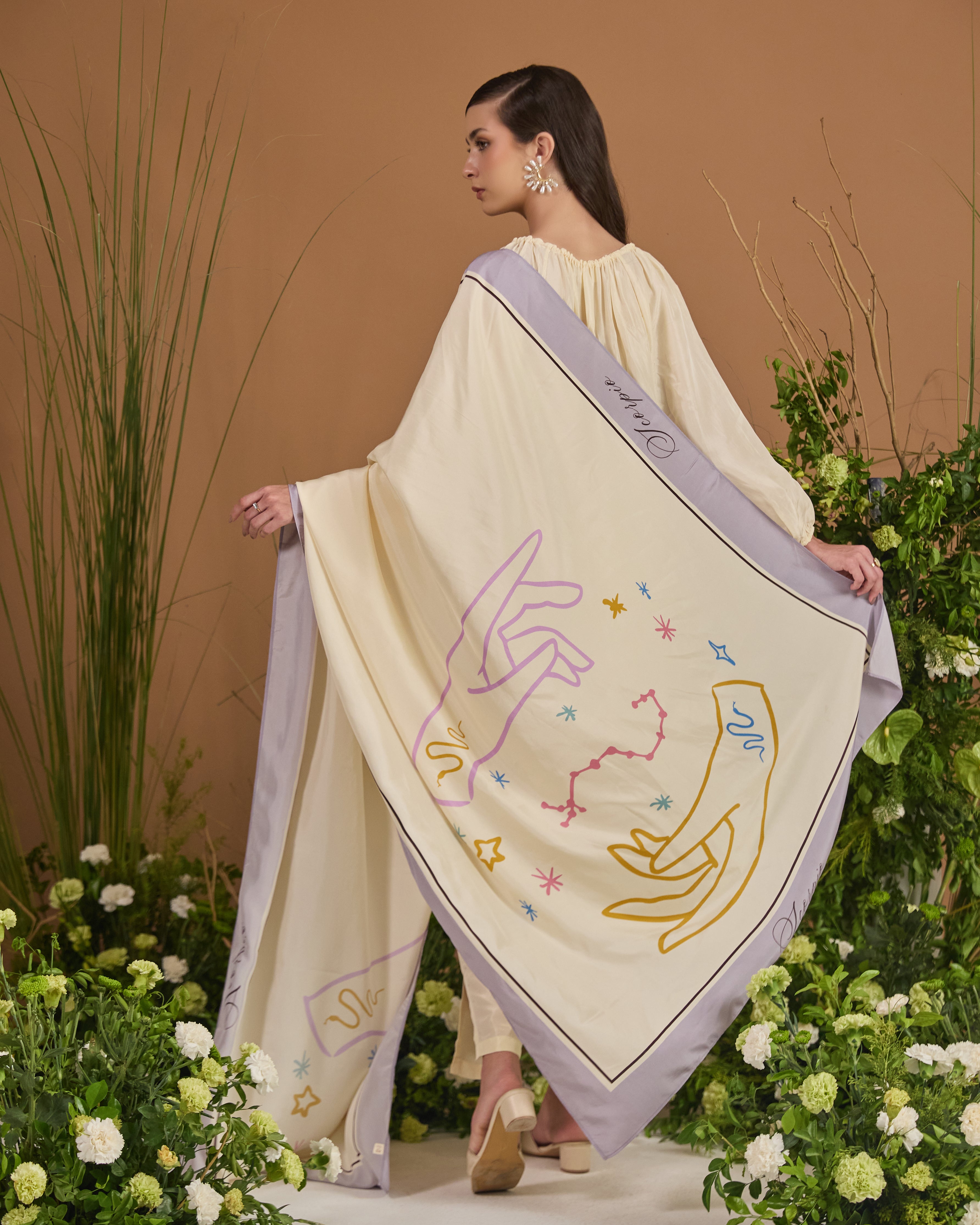 designer scorpio habotai dupatta