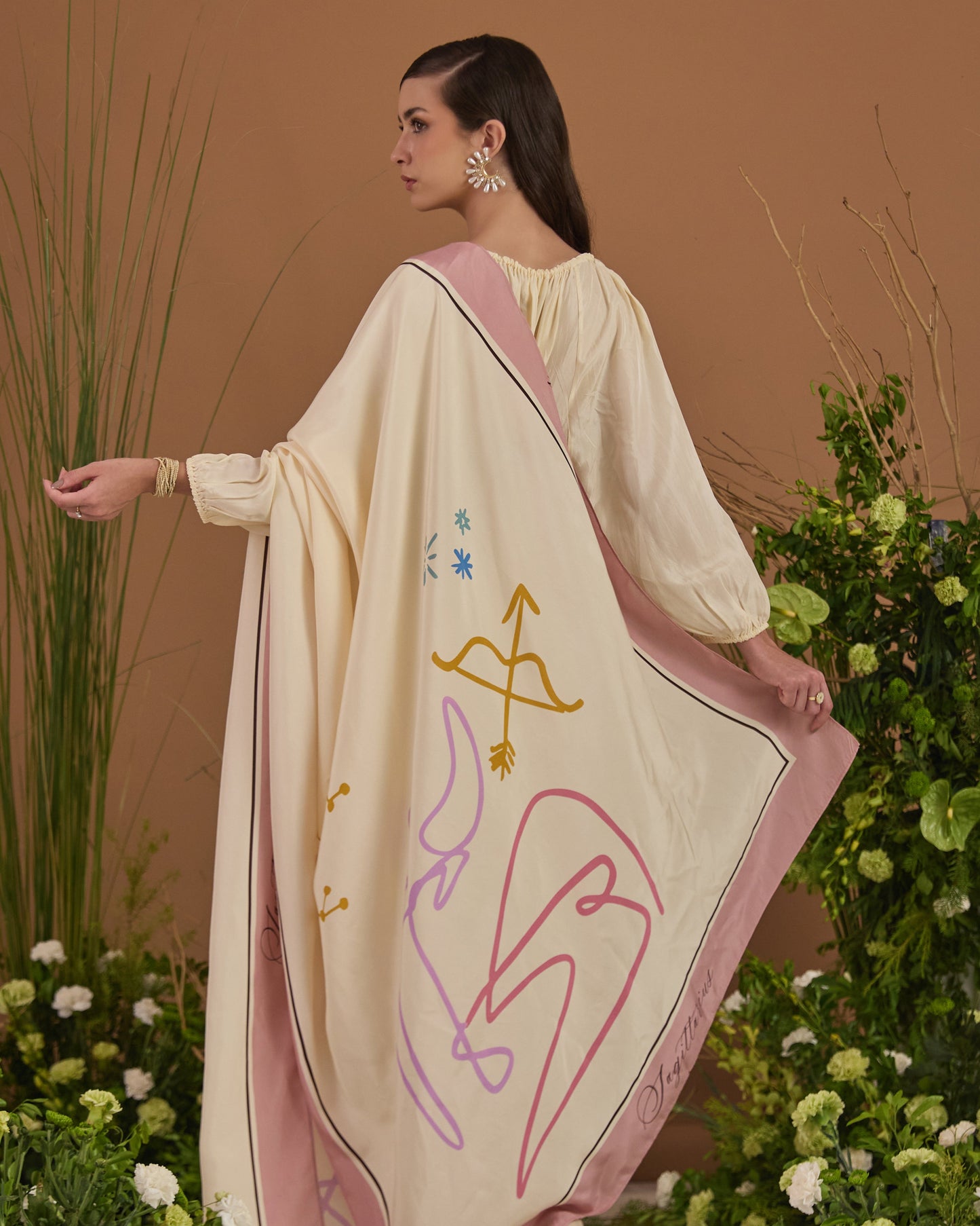 Sagittarius Silk Dupatta