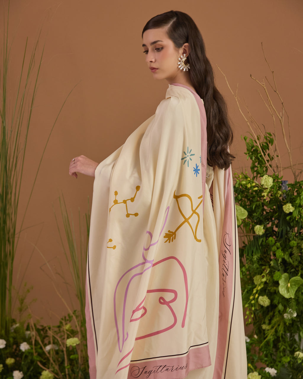 zodiac sign Sagittarius dupatta