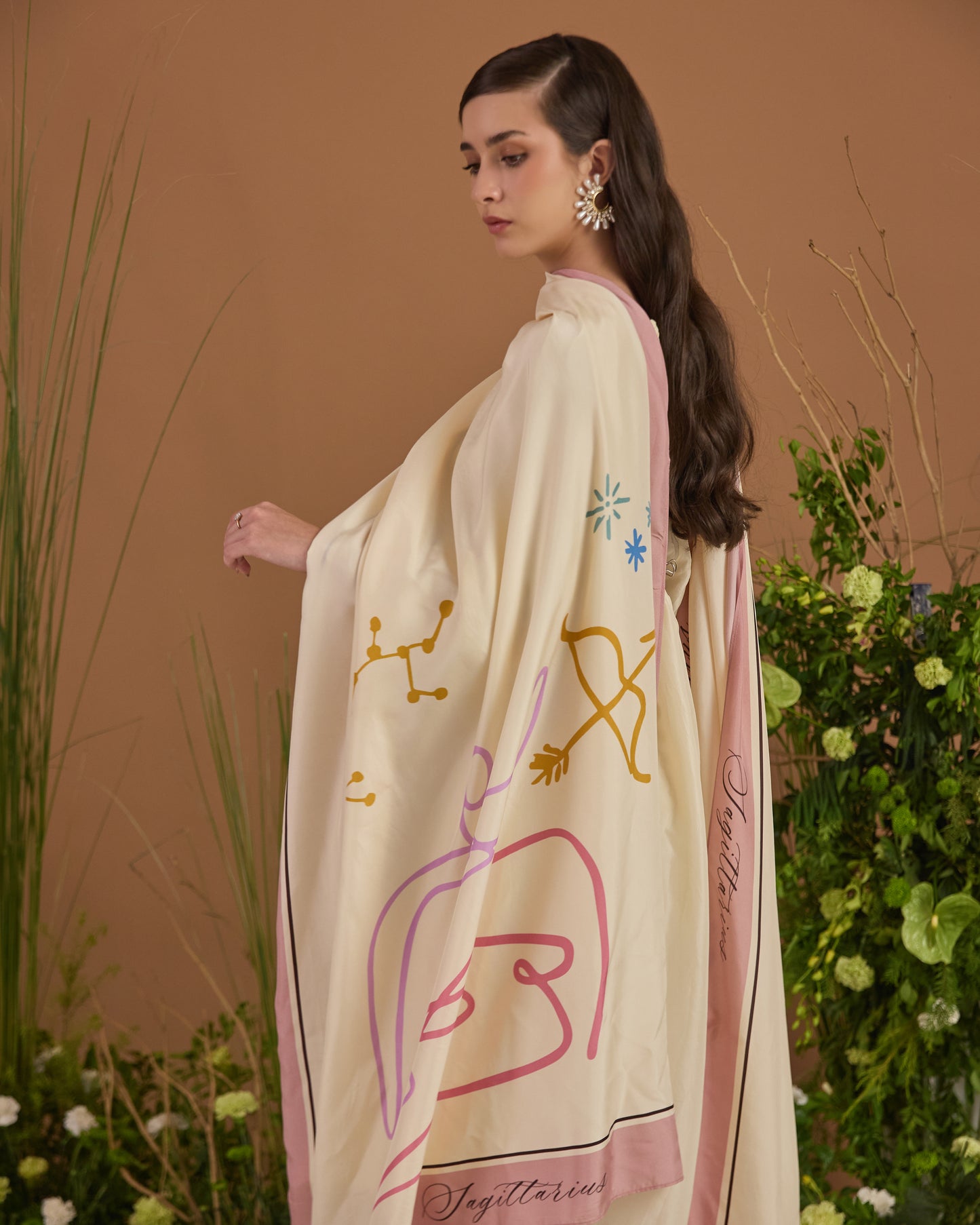 Sagittarius Silk Dupatta