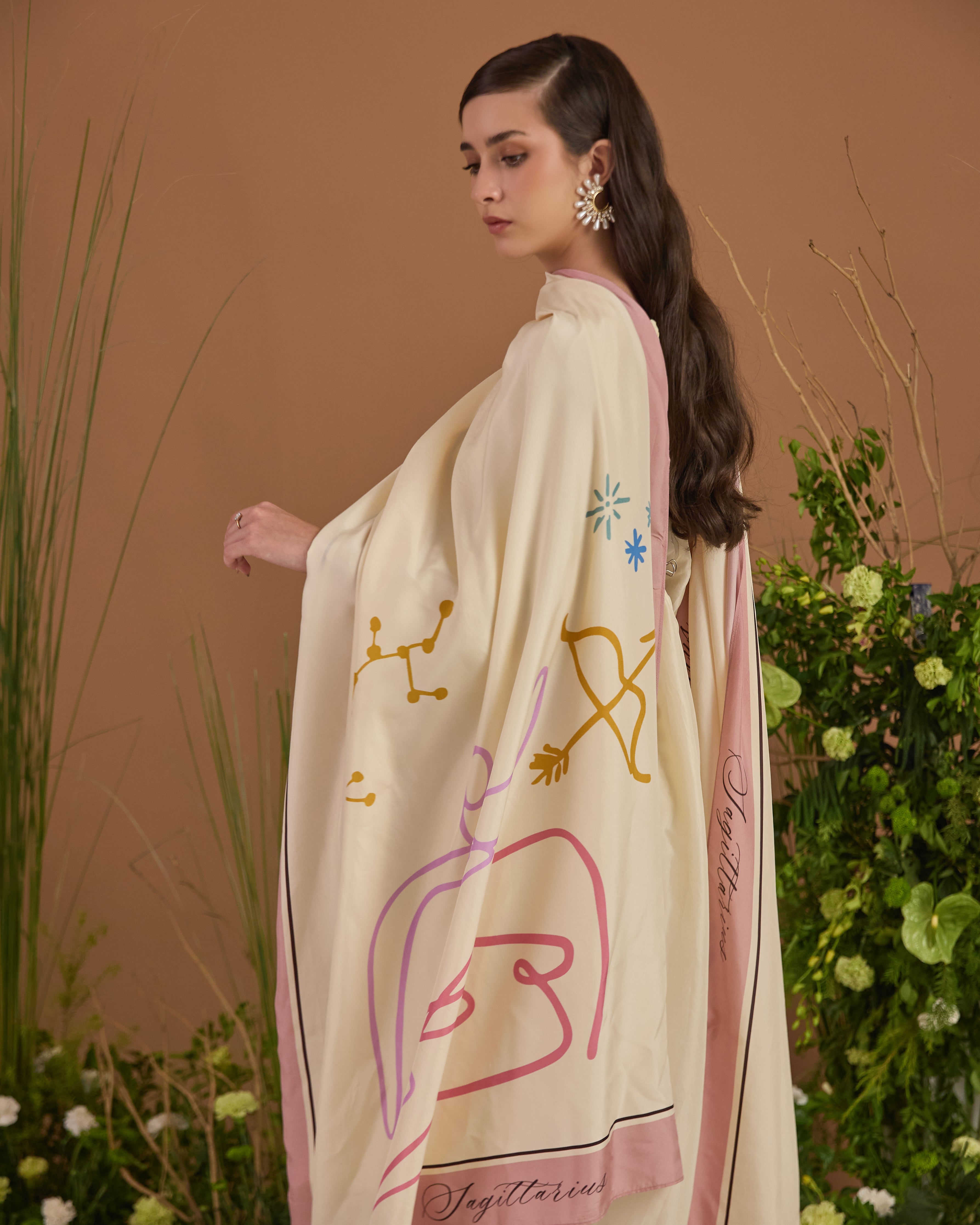zodiac sign Sagittarius dupatta