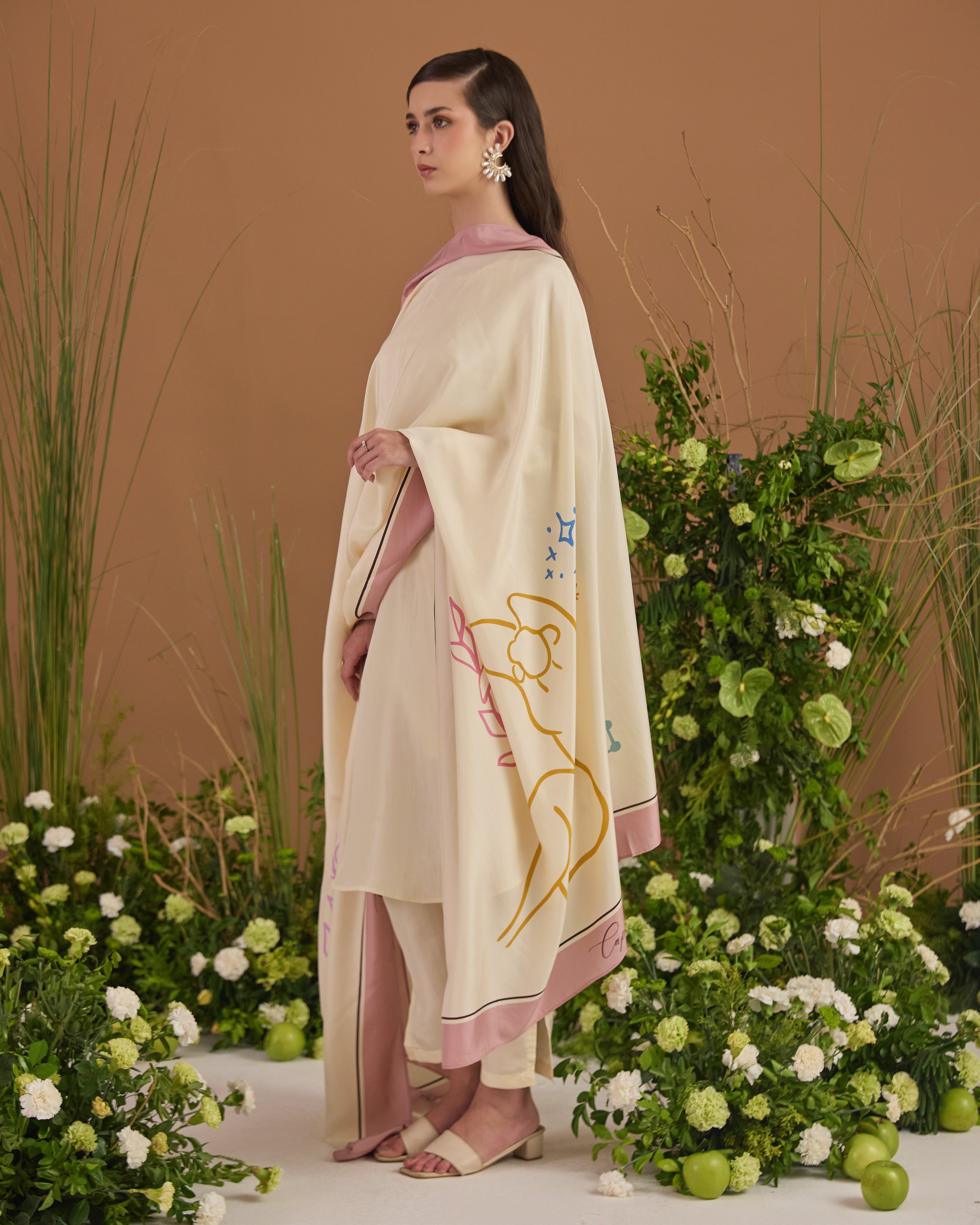 zodiac sign Capricorn dupatta