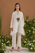 Linen Embroidered Co-ord Set