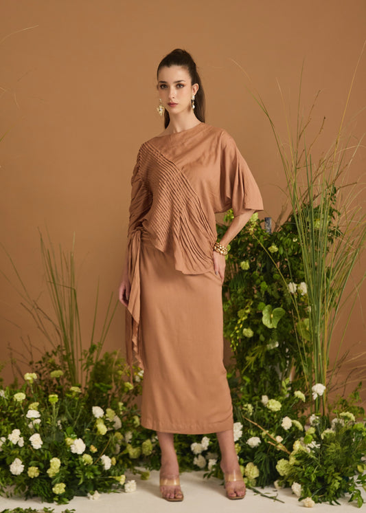 Pleated Skirt Set