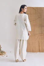 Back view - Chanderi kurta set